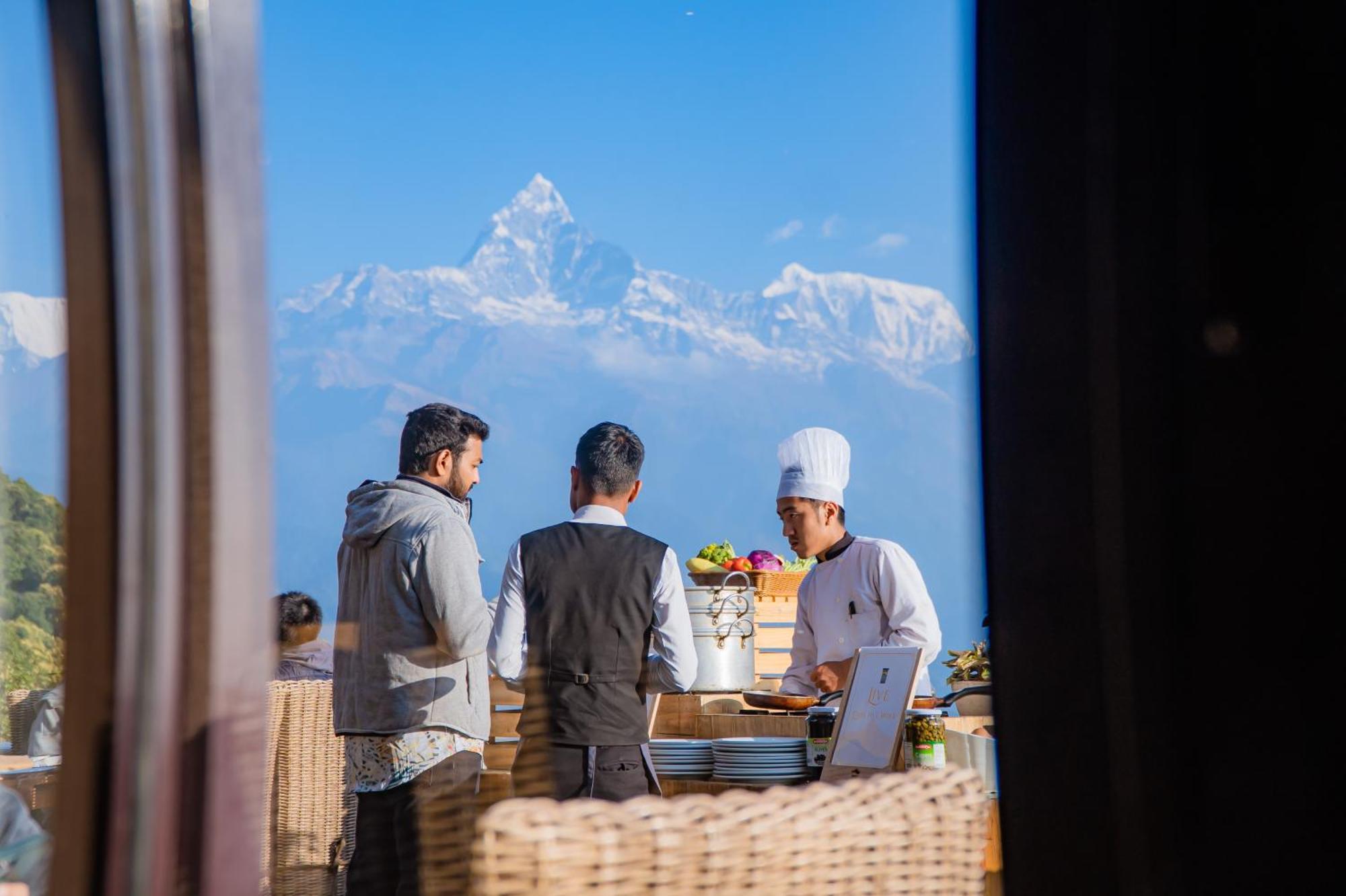 Sarangkot Mountain Lodge Pokhara Exterior foto