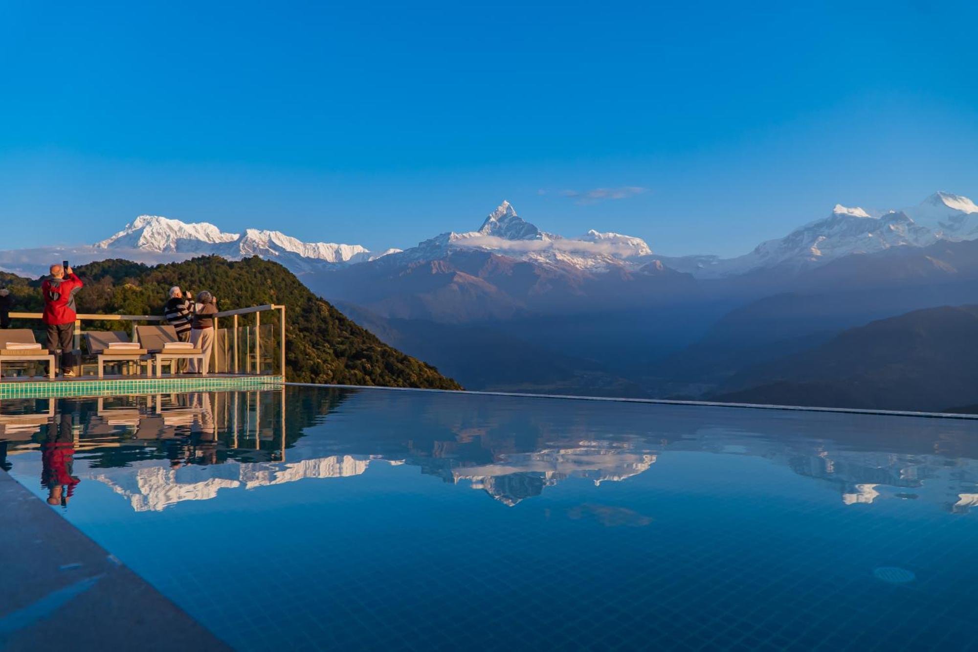 Sarangkot Mountain Lodge Pokhara Exterior foto